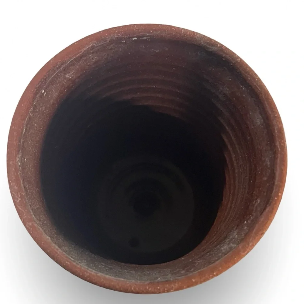 Hand Made Artisan Etched Terracotta Planter